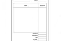 Best Standard Sales Receipt Template Doc