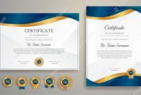 Certificate Template Without Border Pdf