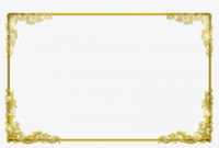 Costum Gold Certificate Border Template  Sample
