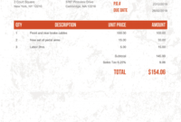 Costum Personal Sales Receipt Template Doc Sample