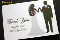 Costum Unique Wedding Thank You Card Ideas  Sample