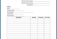 Editable Standard Sales Receipt Template Excel Example