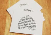 Editable Unique Wedding Thank You Card Ideas Excel Example