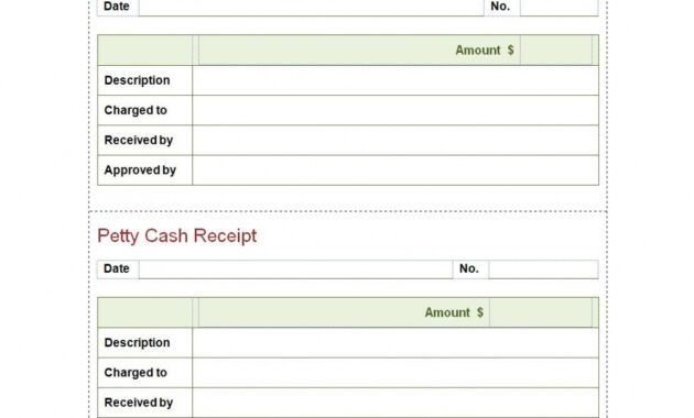 Printable Cash Advance Receipt Template Pdf Example