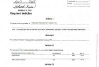 Printable Illinois Stock Certificate Template  Example