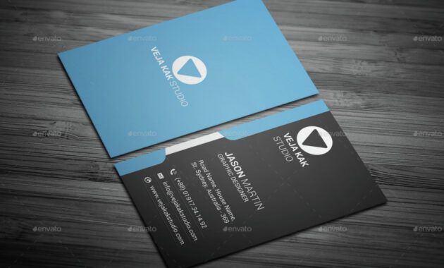 Printable Modern Vertical Business Card Designs Word