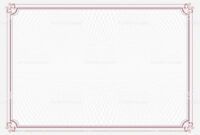 Red Certificate Border Template Doc Example
