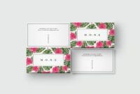 Tropical Business Card Template Pdf