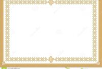 Award Certificate Border Template Pdf