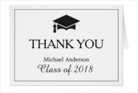 Best Thank You Card For Graduation Money Excel Example