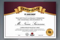 Editable Award Certificate Border Template Pdf Sample