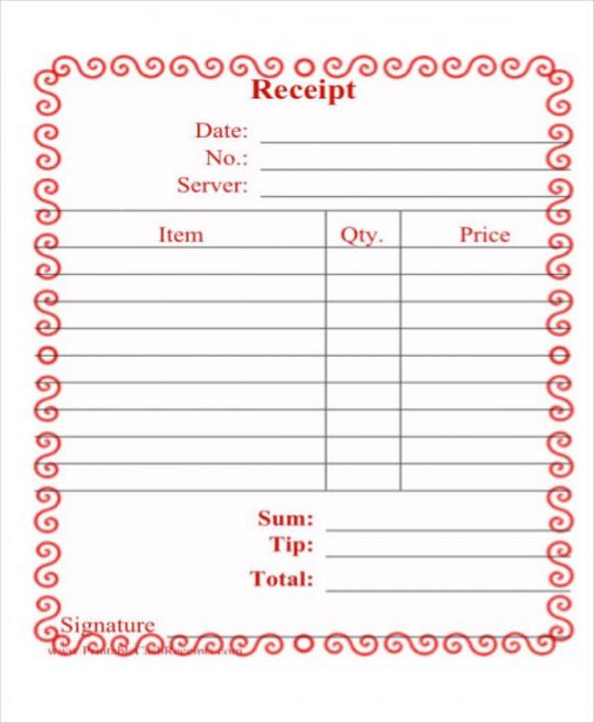 Editable Grocery Receipt Template Word Sample EmetOnlineBlog