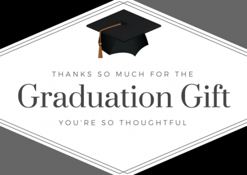Editable Thank You Card For Graduation Money Excel Example | EmetOnlineBlog