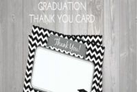 Free Thank You Card For Graduation Money Excel