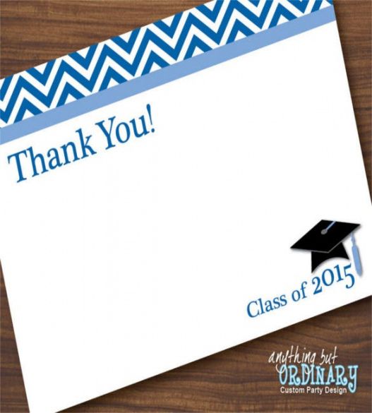 Printable Thank You Card For Graduation Money Pdf