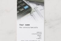 Professional Mechanical Engineer Business Card Doc Sample