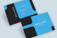 Professional Software Engineer Business Card Excel