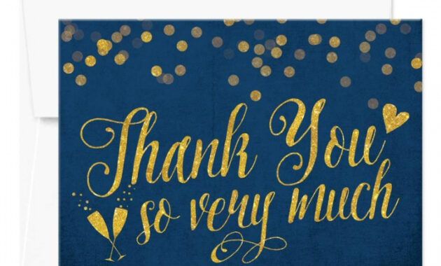 Professional Thank You Card For Money Gift Excel Example