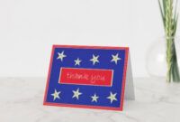 Editable Veterans Day Thank You Card Template  Example