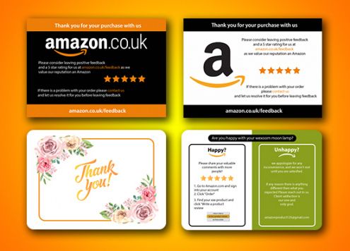 Free Ecommerce Thank You Card Word