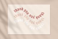 Free Ecommerce Thank You Card Word