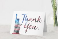 Free Veterans Day Thank You Card Template Pdf