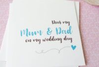 Printable Thank You Card To Parents For Wedding Word