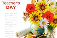 Best Teachers Day Greeting Card Template