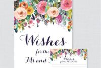 Costum Wedding Congratulations Card Template Pdf Sample