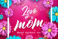 Editable Mothers Day Greeting Card Template  Sample