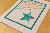 Free Fathers Day Greeting Card Template Doc Example