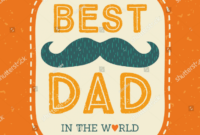 Free Fathers Day Greeting Card Template Word