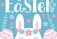 Printable Easter Greeting Card Template