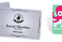 Printable Library Membership Card Template  Sample