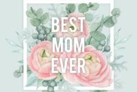 Printable Mothers Day Greeting Card Template Pdf