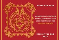 Best Chinese New Year Greeting Card Template  Sample
