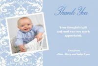 Best Christening Thank You Cards For Godparents Doc