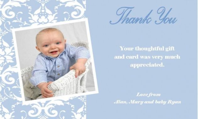 Best Christening Thank You Cards For Godparents Doc