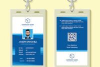 Best Company Employee Card Template Word Sample