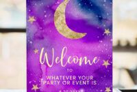 Editable Galaxy Thank You Cards Doc