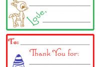 Editable Kid Birthday Thank You Card Template Word Sample