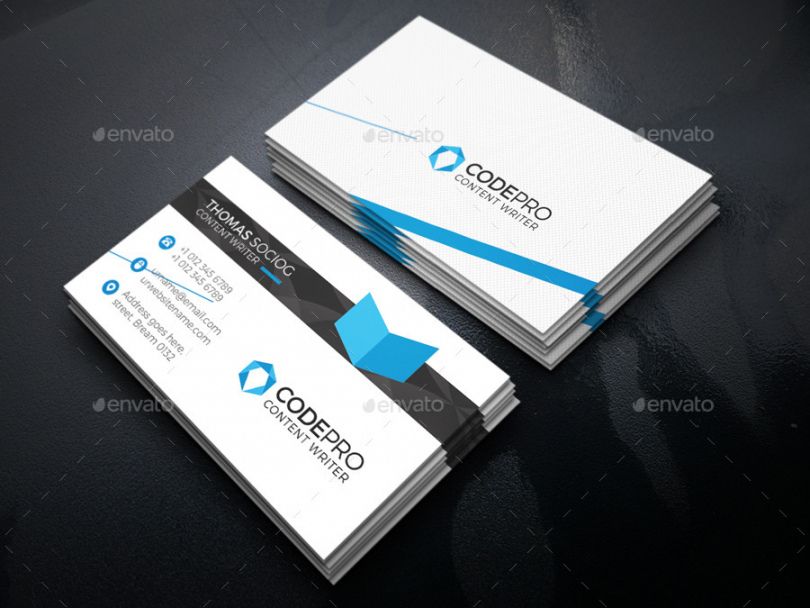 Free Journalist Business Card Template Excel