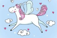 Free Unicorn Greeting Card Template Pdf