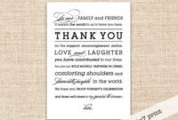 Free Wedding Place Setting Thank You Card Template Doc