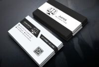 Printable Attorney Business Card Template Word