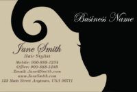 Best Hairdressing Appointment Cards Template