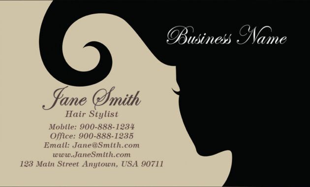 Best Hairdressing Appointment Cards Template