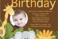 Best Jungle Theme Birthday Invitation Card Template Doc Sample