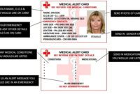Best Medical Emergency Card Template Pdf