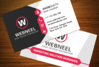 Best Modern Business Card Square Template Doc Example